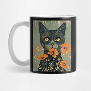 Persian Cat Flowers Photo Funny Cat Lover Gift Idea Mug